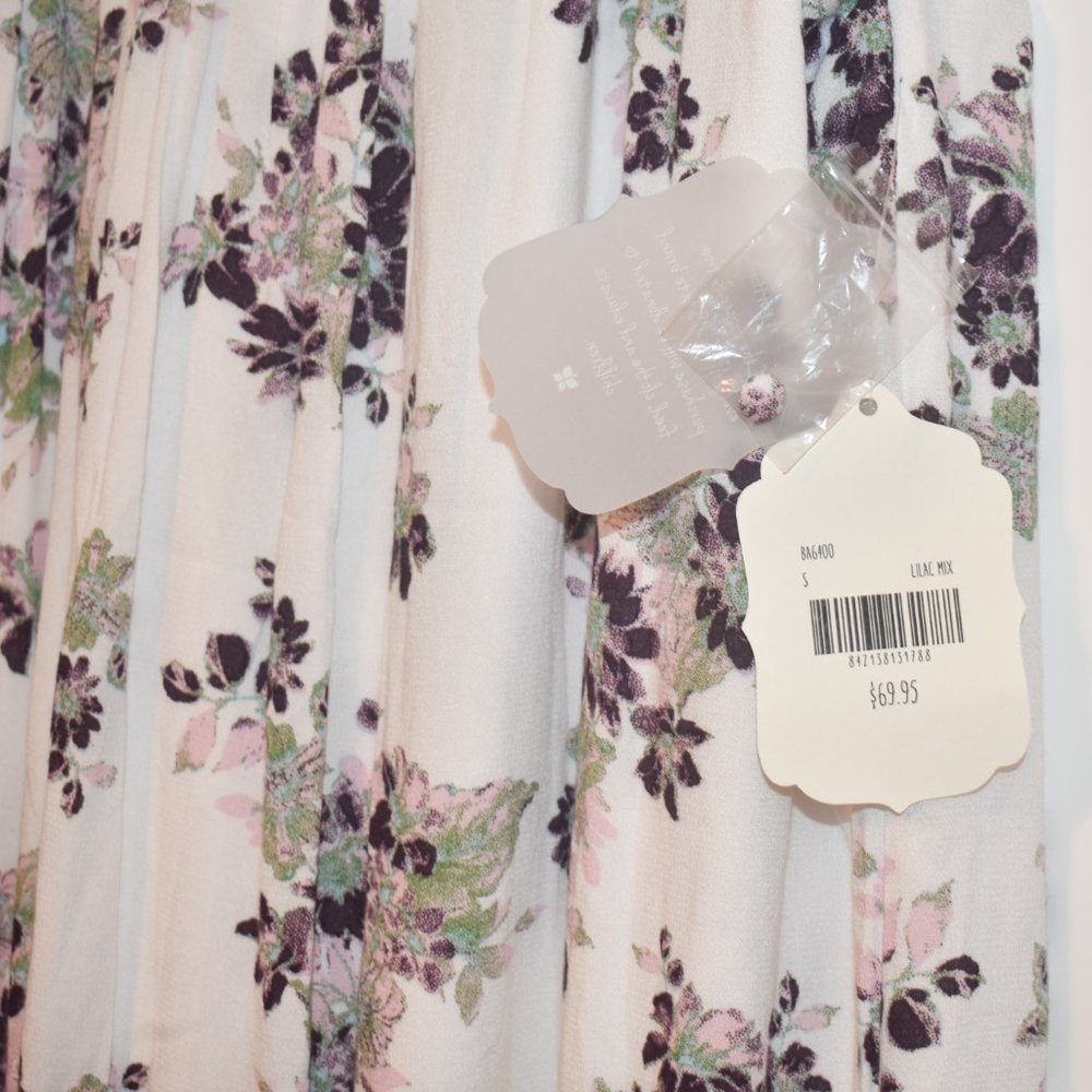 Alter'd State Small Floral Dress with Lace - Picture 2 of 8